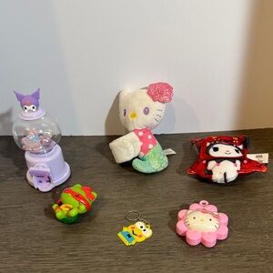 Hello kitty and friends toys different brands lot of 6